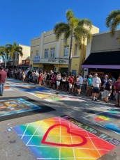 Les photos et la vidéo du Street Painting Festival de Lake Worth
