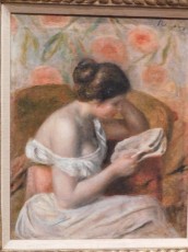 Une femme lisant, par Pierre-Auguste Renoir / Museum of Fine Arts de St Petersburg en Floride
