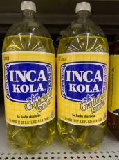 Quand vous voyez du "Inka Cola" c'est que vous êtes dans un rayon hispanique !
