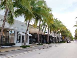 Worth Avenue sur l'île de Palm Beach
