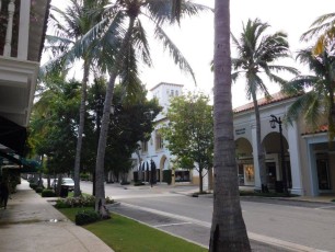 Worth Avenue sur l'île de Palm Beach
