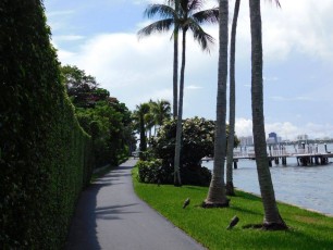 Pistes cyclables sur l'île de Palm Beach