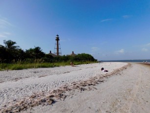 Lighthouse-beach-Sanibel-Island-plage-phare-Floride-9409