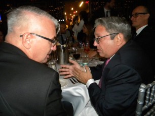 Gwendal Gauthier (Courrier de Floride) et Me David S. Willig au gala 2018 de la FACC Miami