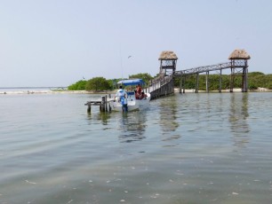 La Isla de los Pajaros, près de l'île de Holbox.