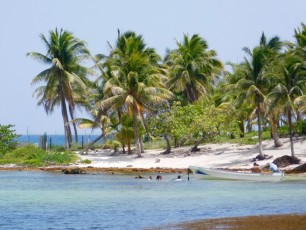La plage de Paamul, à Playa del Carmen au Mexique
