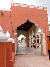 Iglesia de la Candelaria à Valladolid, dans le Yucatan (Mexique)