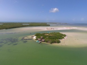 La Isla de la Pasion, près de l'île de Holbox.
