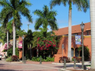 Le centre de Boca Raton en Floride