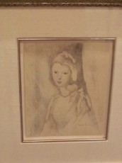 Une jeune femme, par Marie Laurencin au Boca Raton Museum of Art