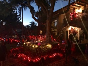 Le quartier de Rio Vista à Fort Lauderdale durant Halloween