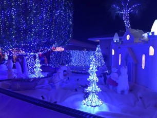 Décorations de Noël à Pompano Beach en Floride