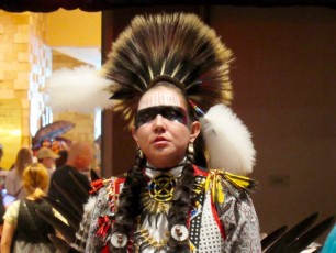 Pow wow des indiens seminoles au Hard Rock de Hollywood en Floride.