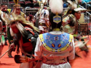 Pow wow des indiens seminoles au Hard Rock de Hollywood en Floride.
