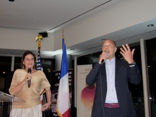 Christophe Poilleux durant le Gala 2019 de la FACC Miami : la chambre de commerce franco américaine.