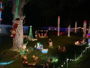 Décorations de Noël à Pompano Beach en Floride