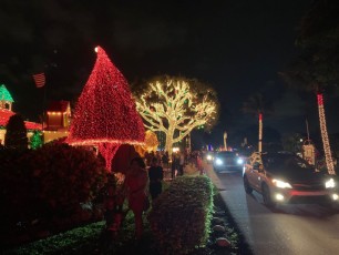 Décorations de Noël à Pompano Beach en Floride