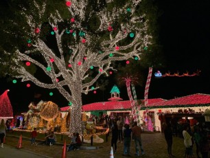 Décorations de Noël à Pompano Beach en Floride