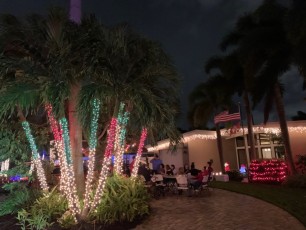 Décorations de Noël à Pompano Beach en Floride