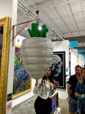 Expositions et foires d'art contemporain Red Dot et Spectrum dans le quartier de Wynwood à Miami.