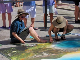 Les photos et la vidéo du Street Painting Festival de Lake Worth