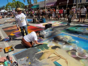 Les photos et la vidéo du Street Painting Festival de Lake Worth