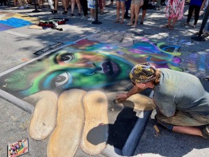 Les photos et la vidéo du Street Painting Festival de Lake Worth