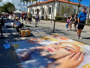 Les photos et la vidéo du Street Painting Festival de Lake Worth