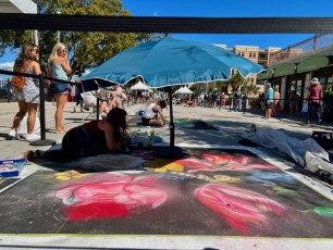 Les photos et la vidéo du Street Painting Festival de Lake Worth