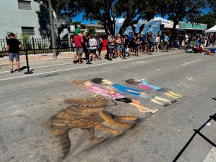 Les photos et la vidéo du Street Painting Festival de Lake Worth