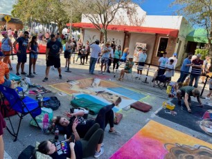 Les photos et la vidéo du Street Painting Festival de Lake Worth