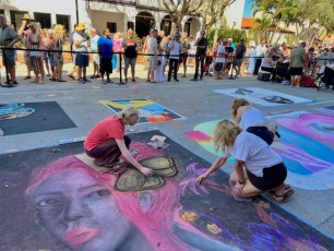 Les photos et la vidéo du Street Painting Festival de Lake Worth