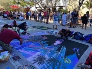 Les photos et la vidéo du Street Painting Festival de Lake Worth