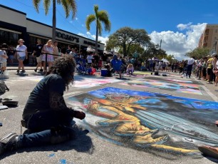 Les photos et la vidéo du Street Painting Festival de Lake Worth