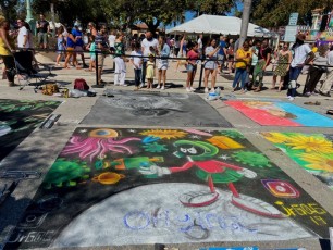 Les photos et la vidéo du Street Painting Festival de Lake Worth