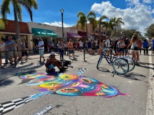 Les photos et la vidéo du Street Painting Festival de Lake Worth