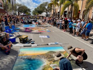 Les photos et la vidéo du Street Painting Festival de Lake Worth