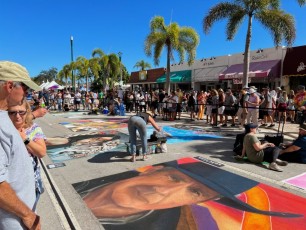 Les photos et la vidéo du Street Painting Festival de Lake Worth