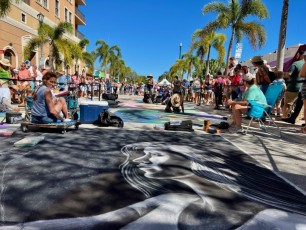 Les photos et la vidéo du Street Painting Festival de Lake Worth
