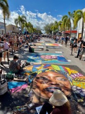 Les photos et la vidéo du Street Painting Festival de Lake Worth