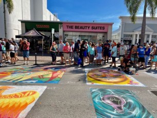 Les photos et la vidéo du Street Painting Festival de Lake Worth