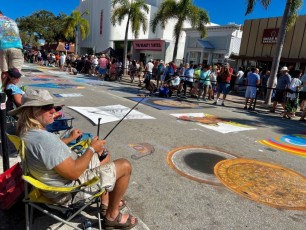 Les photos et la vidéo du Street Painting Festival de Lake Worth