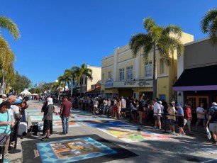 Les photos et la vidéo du Street Painting Festival de Lake Worth