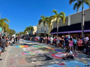 Les photos et la vidéo du Street Painting Festival de Lake Worth