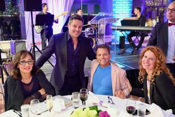 Corinne Bramly, Cédric Sebastien Sage, Fabrice et Katia Ernandes.