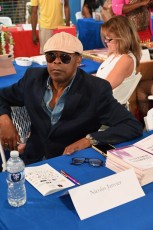 Nicolas Janvier durant la Fête du livre de Little Haïti 2023