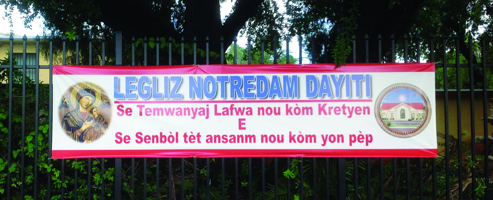 La religion est omniprésente dans les quartiers nords. (Photo d’illustration, l’église Notre-Dame d’Haïti ne faisant pas de “vaudou”).