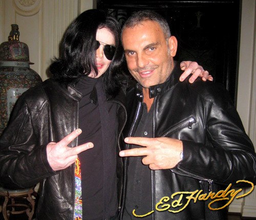 Christian Audigier avec Michael Jackson.