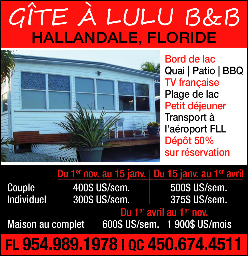 Gîte B&B Hallandale