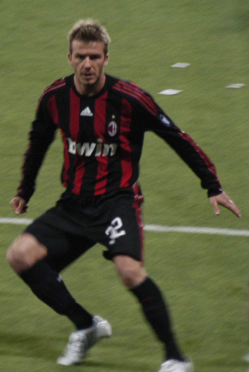 David Beckham au temps de sa splendeur.